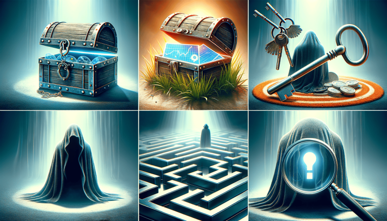 Conceptual images representing strategy, solutions, discovery, and problem-solving.