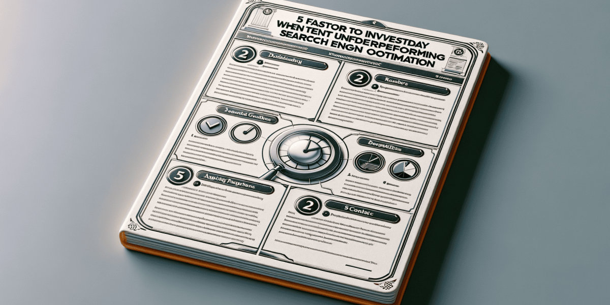 5 on page seo factors to check in underperforming content