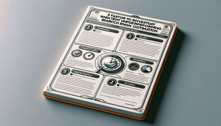 A conceptual document analysing search engine optimisation performance.