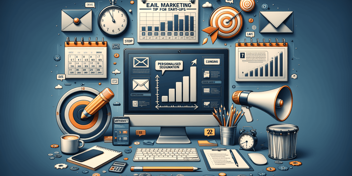 Digital marketing tools and strategies illustration