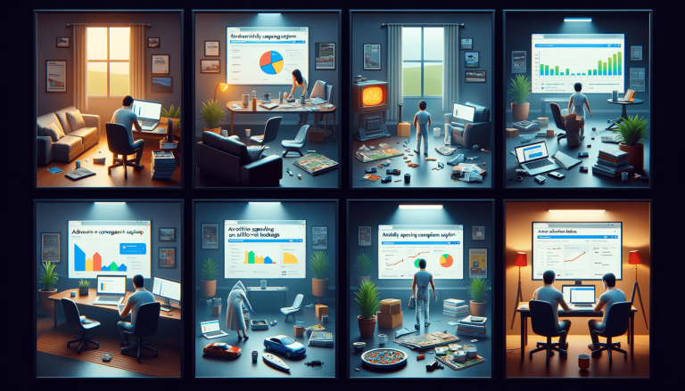 Multiple scenes depicting individuals interacting with digital screens and data.