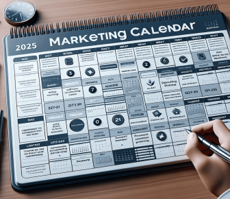 a marketing calendar template to plan your content for 2025