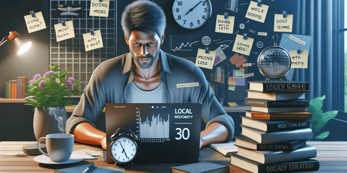 doing more with less 30 minutes of local seo every week