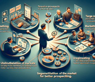 Illustration of market segmentation strategies for prospecting