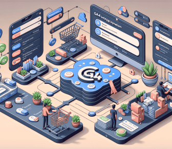 Illustration of digital marketing automation workflow setup