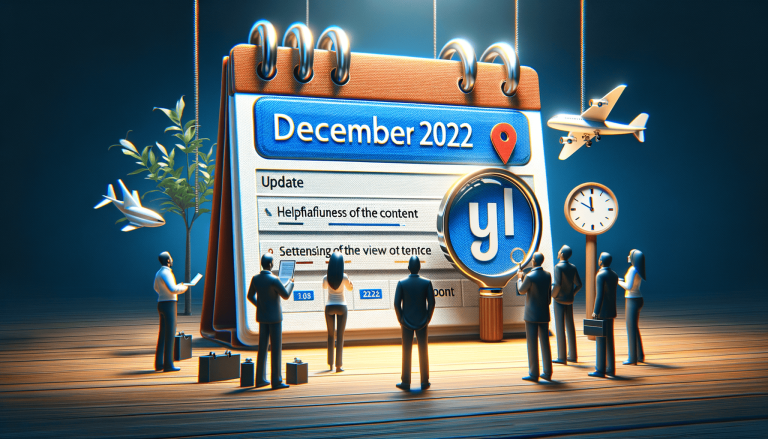 Professionals analyse December 2022 update on calendar with magnifying glass.