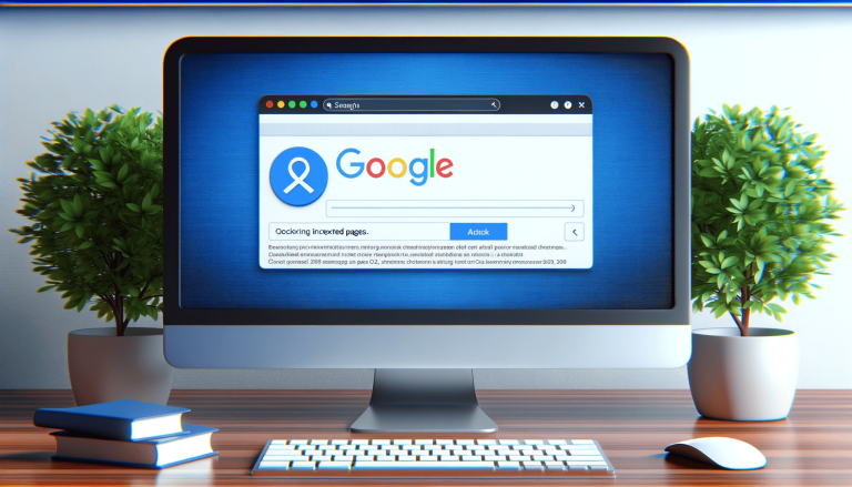 Desktop computer displaying Google search with plants and books.