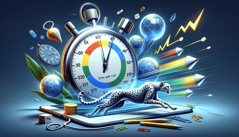 Cheetah, stopwatch, web vitals: fast digital performance and SEO optimisation.