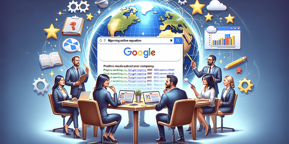 how can we outrank negative content about our company on google