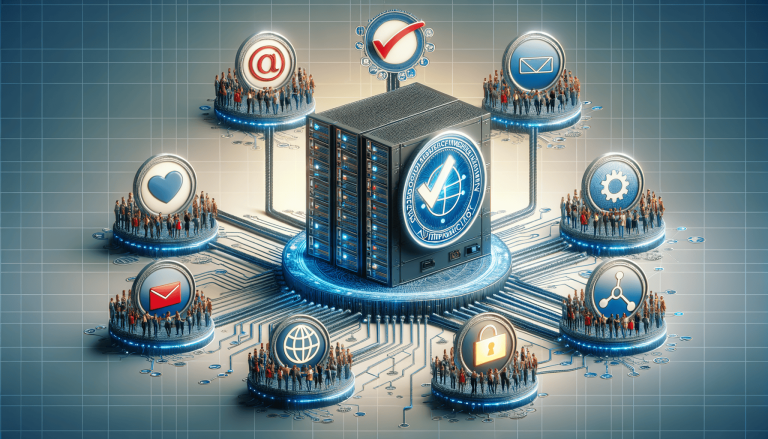 Server securely connecting diverse users to multiple digital services.