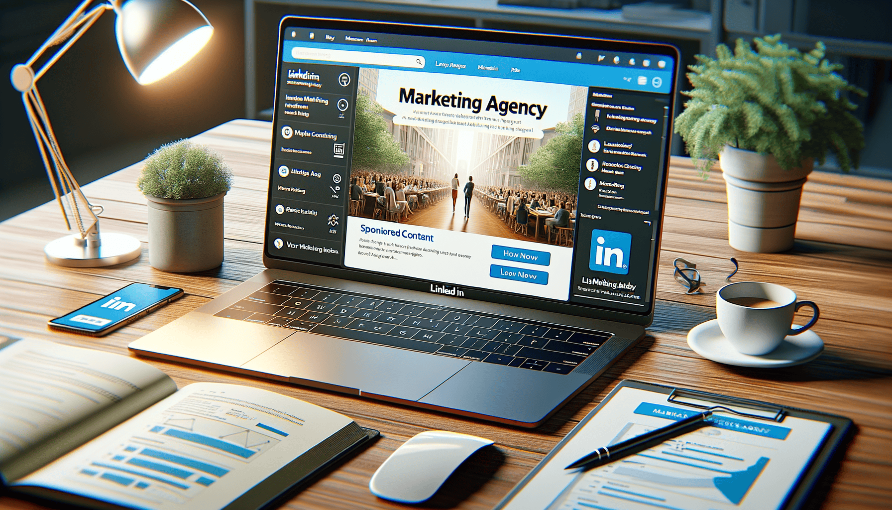 how to market a marketing agency using linkedin ads
