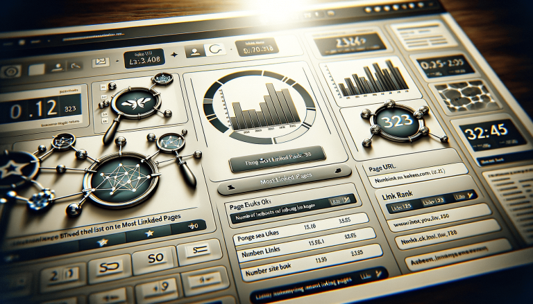 Abstract digital dashboard displaying data analytics and network visualisations.