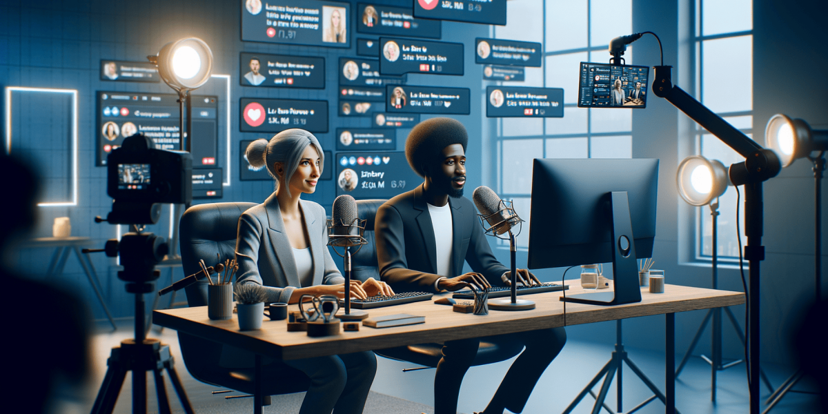 live streaming and engaging with audiences