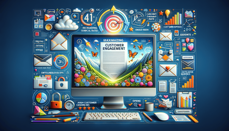 Maximising customer engagement concept with digital marketing tools and data.