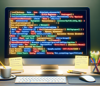 schema markup for local businesses