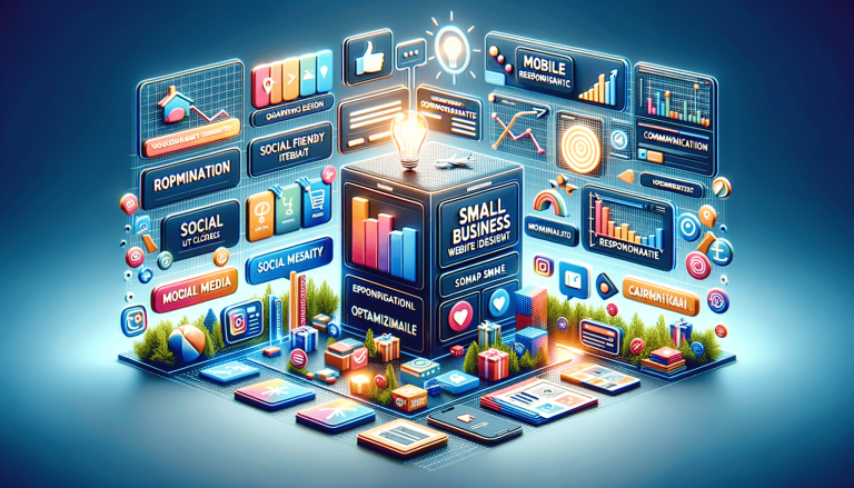 Digital marketing ecosystem for small businesses and website design.