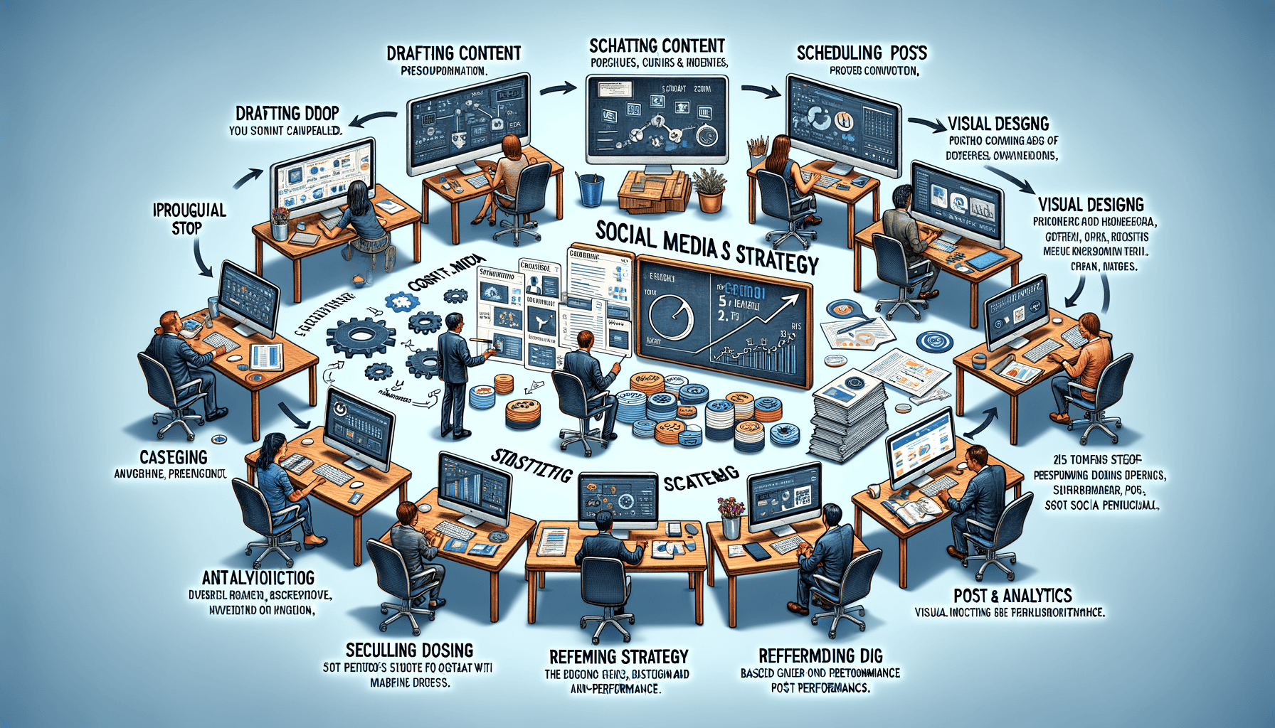 social media content strategy from start to finish