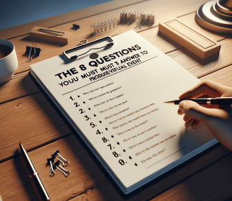 the 8 questions you must answer to produce a successful virtual event