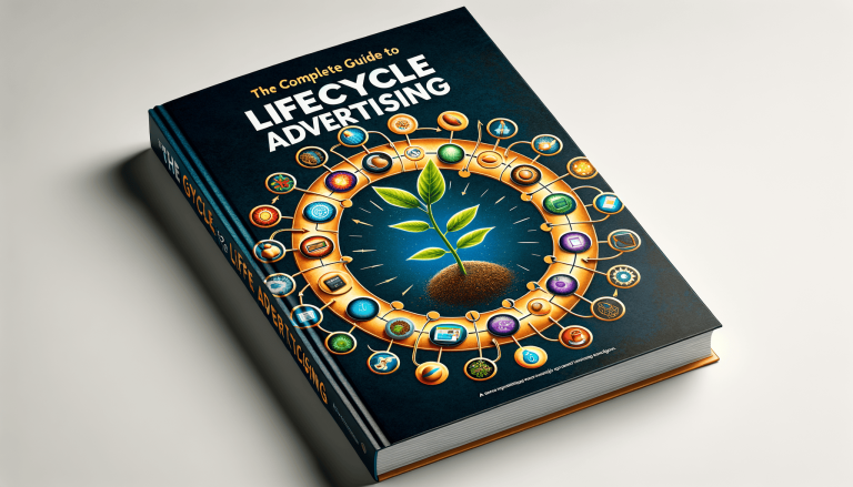 Book: The Complete Guide to Lifecycle Advertising with plant illustration