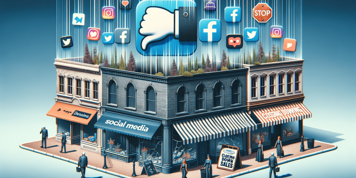 what social medias on going downfall means for retail brands