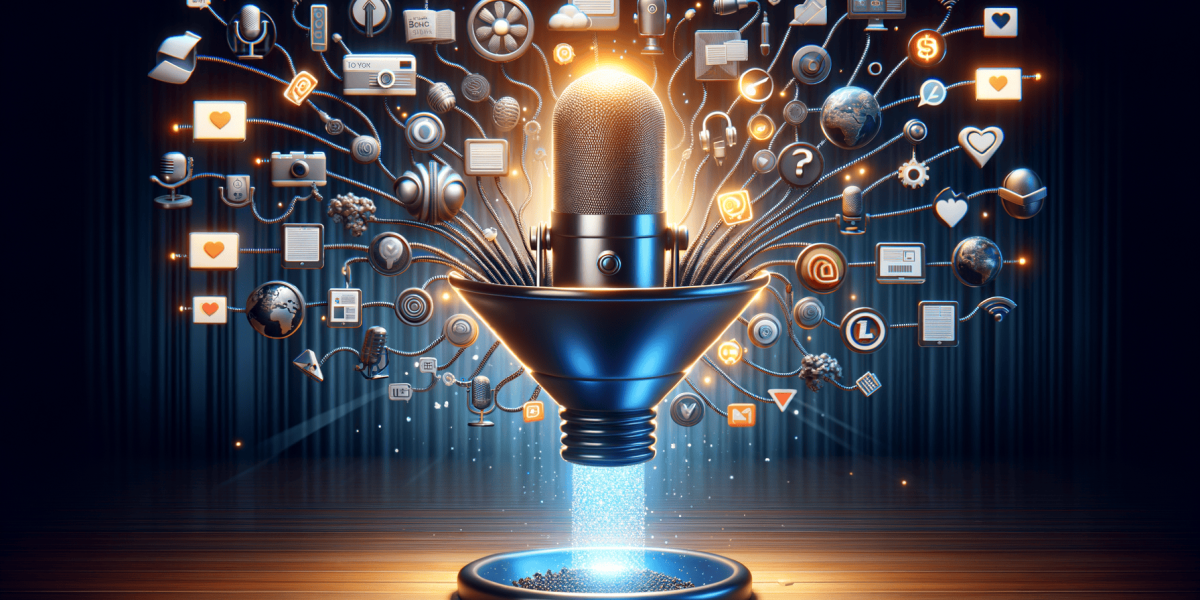 where does a podcast fit into your content marketing mix