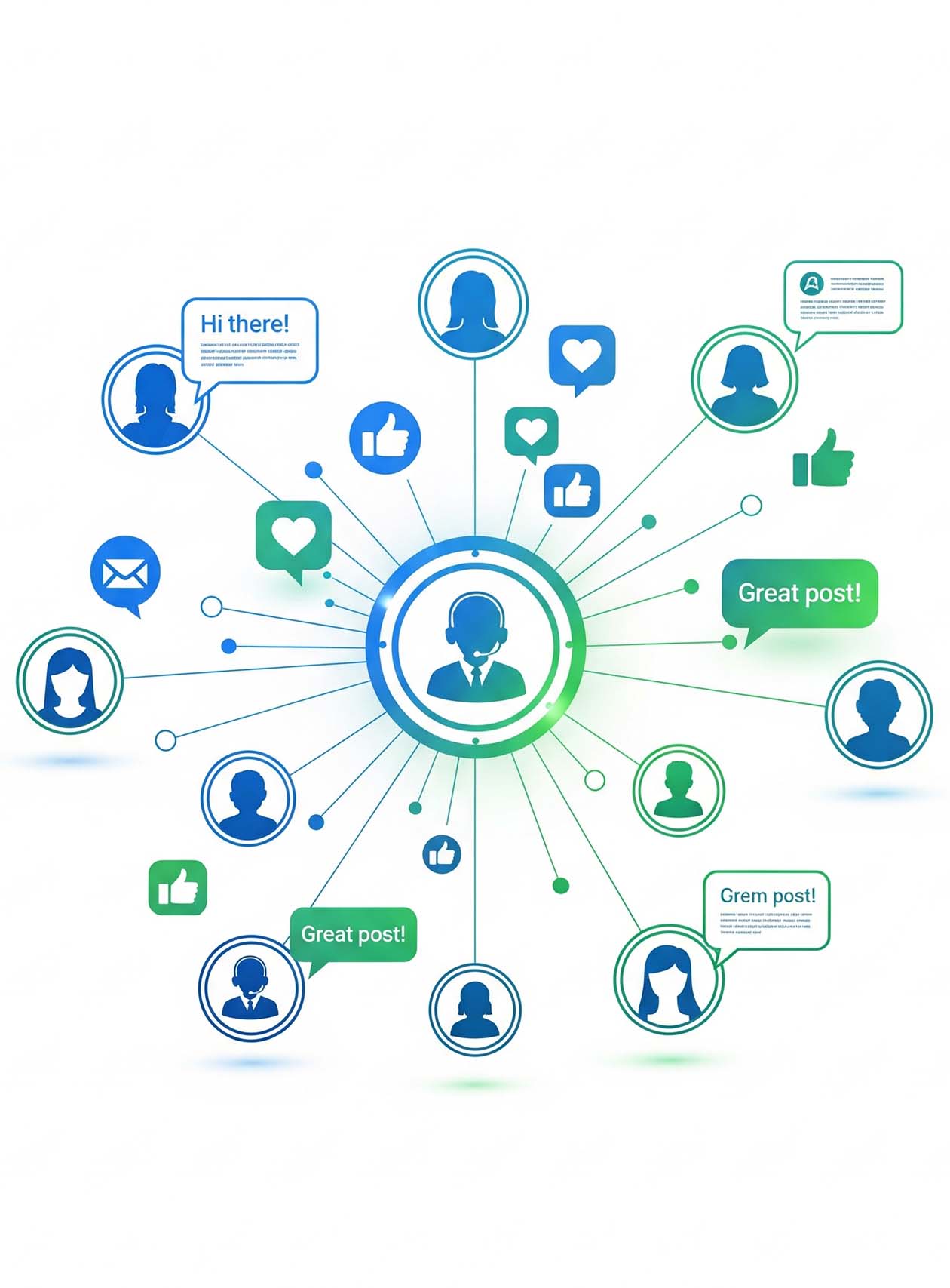 Community management illustration