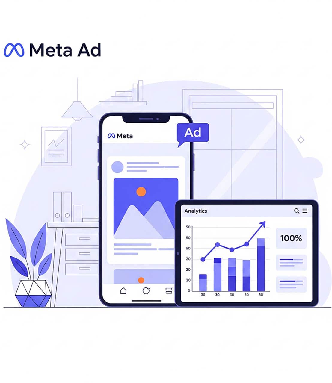Meta Ads targeting dashboard showing Dublin locations