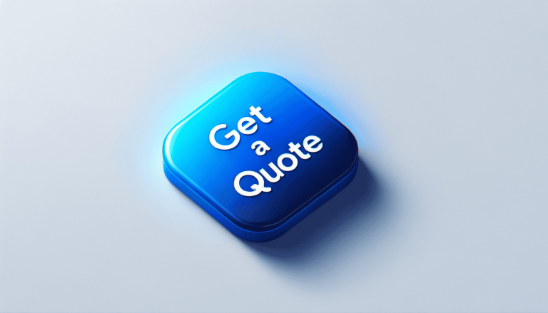Glowing blue 'Get a Quote' call to action button.