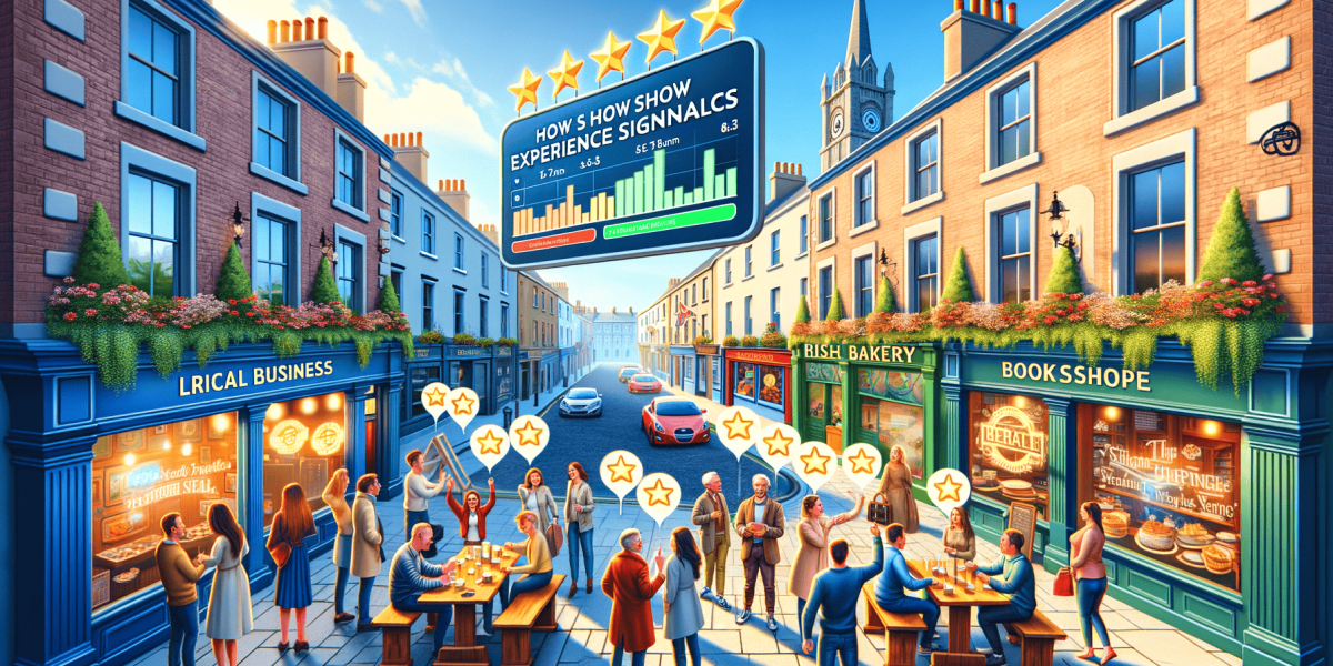 how to demonstrate experience signals for local businesses in ireland