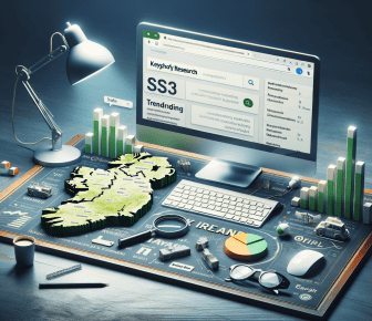 Digital workspace with analytical tools and data visualisation.