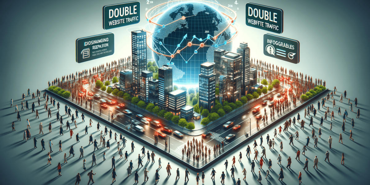 how to double website traffic