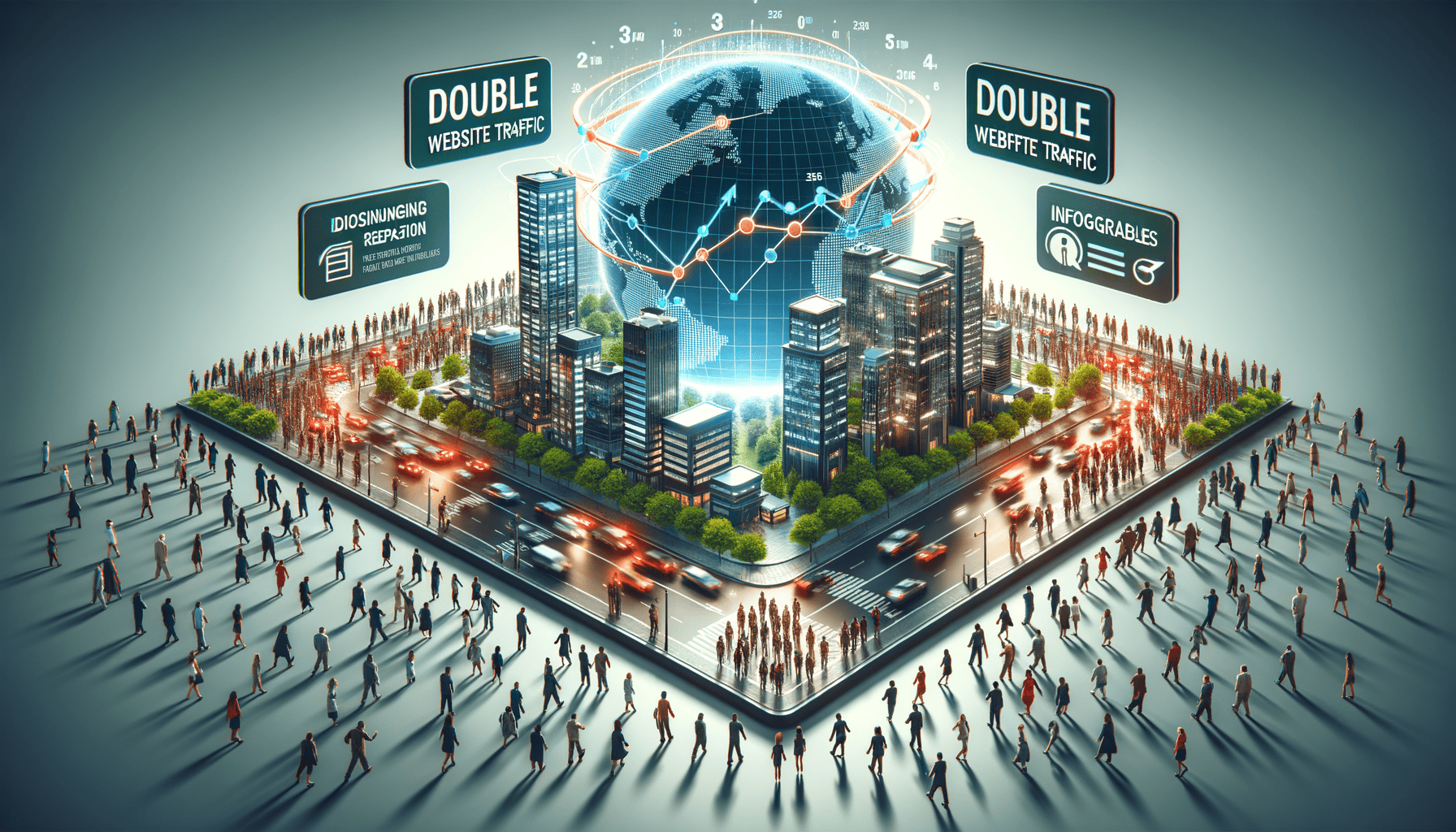 how to double website traffic