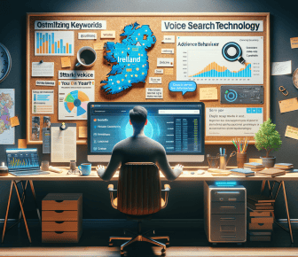 Person analysing digital data and maps on workspace.
