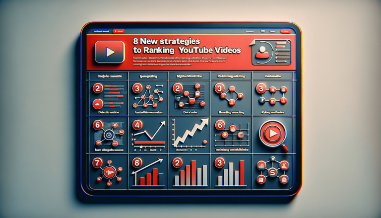 Infographic: 8 new strategies for ranking YouTube videos.