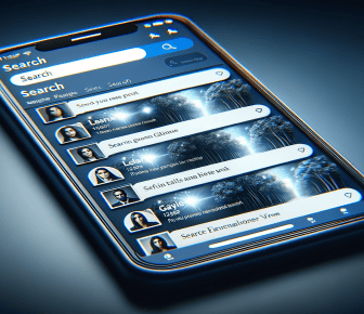 Glowing smartphone displaying social media interface.