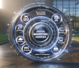 Digital marketing agencies infographic with strategies