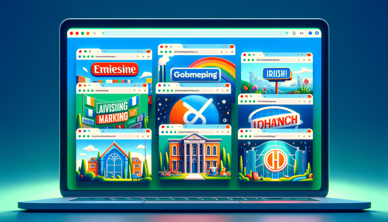 what are the most visited advertising and marketing websites in ireland