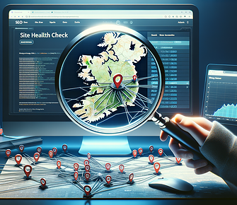 find fix broken links dublin seo site health check