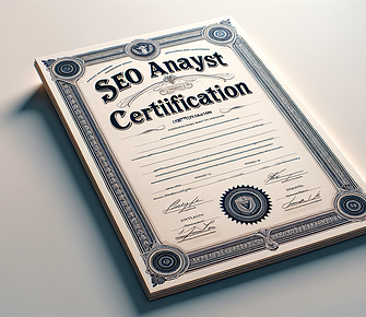 seo analyst certification