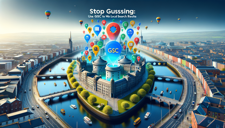 GSC map pins over city to win local search results.