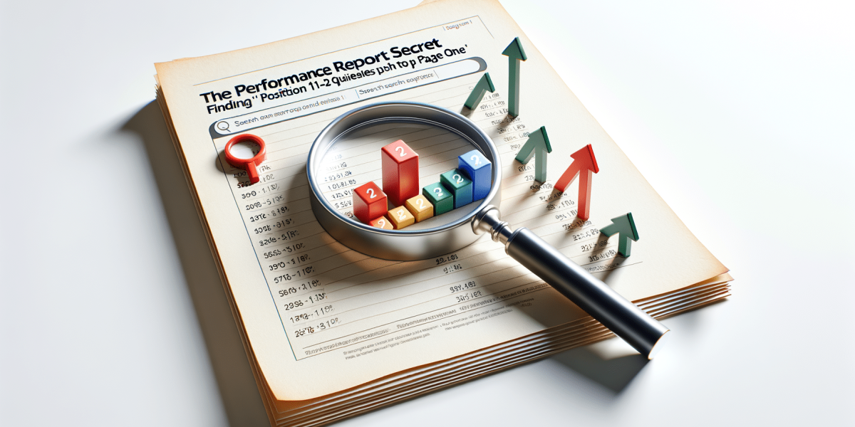 the performance report secret finding cabcposition 11 20cabc queries to push to page one