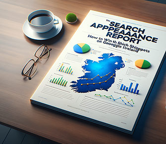 Search report with graphs and Ireland map.