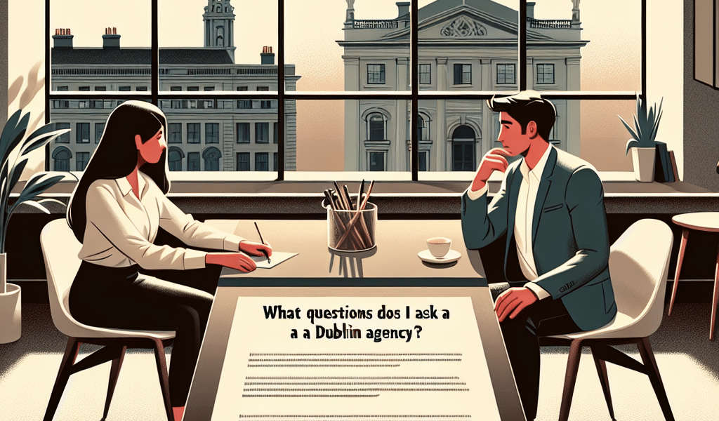 what questions should i ask a dublin agency before signing