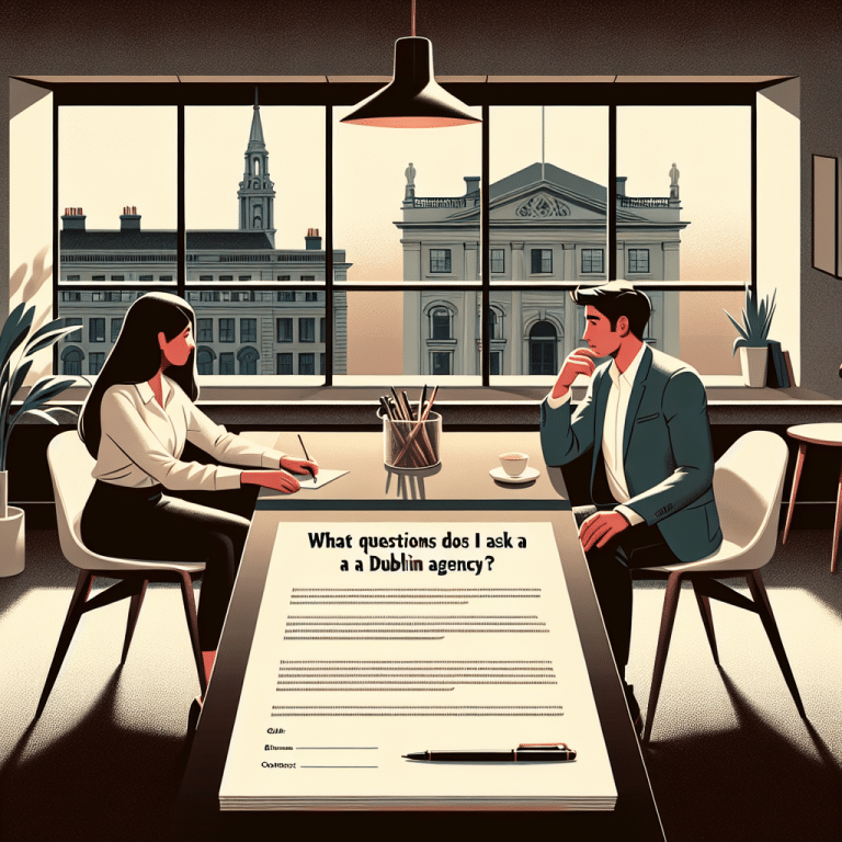 what questions should i ask a dublin agency before signing