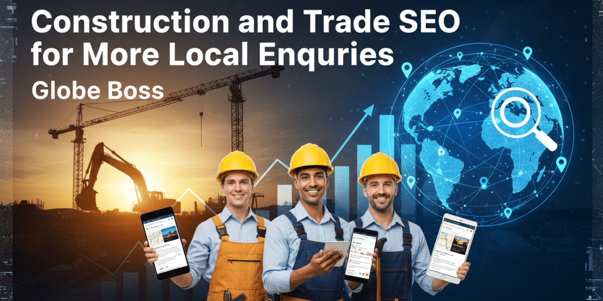 construction and trade seo for more local enquiries globe