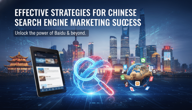 Effective Chinese search engine marketing strategies using Baidu and apps.