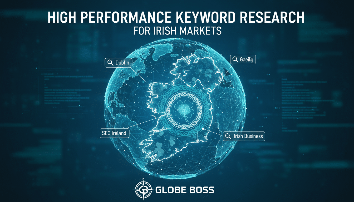 high performance keyword research for irish markets globe boss