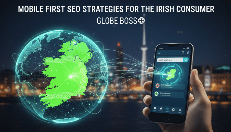 Mobile-first SEO strategies for Irish consumers, global connectivity.