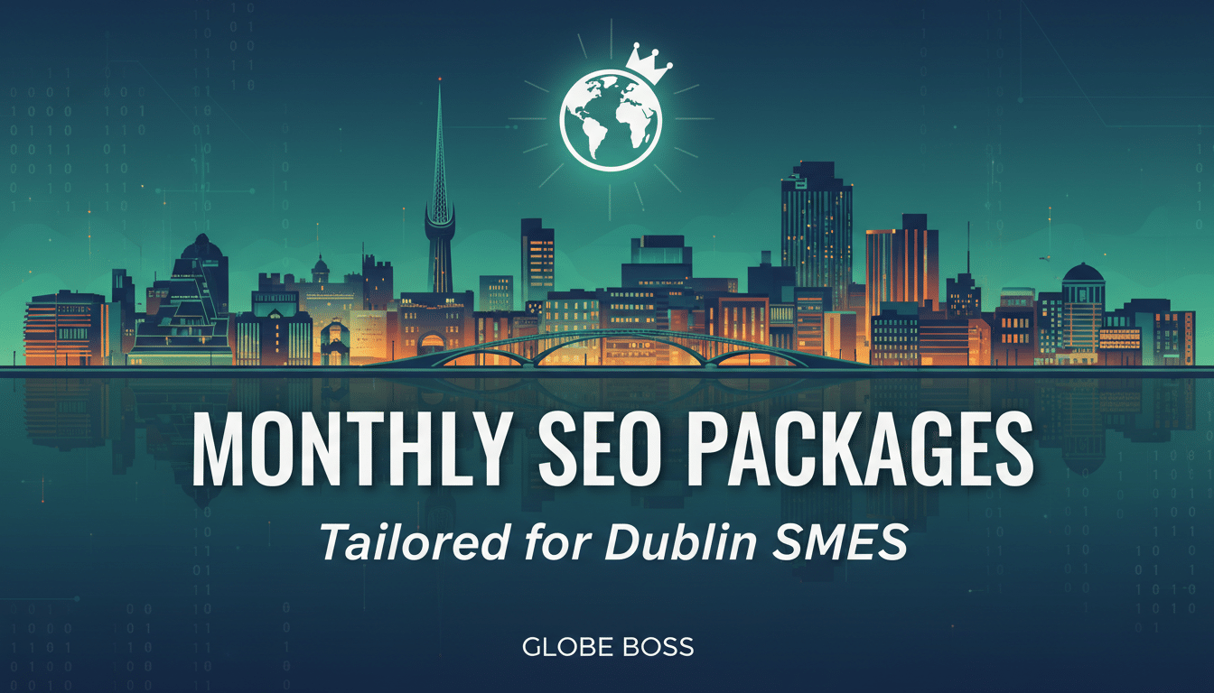 monthly seo packages tailored for dublin smes globe boss