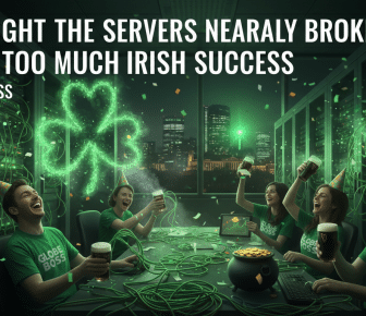 the night the servers nearly broke from too much irish
